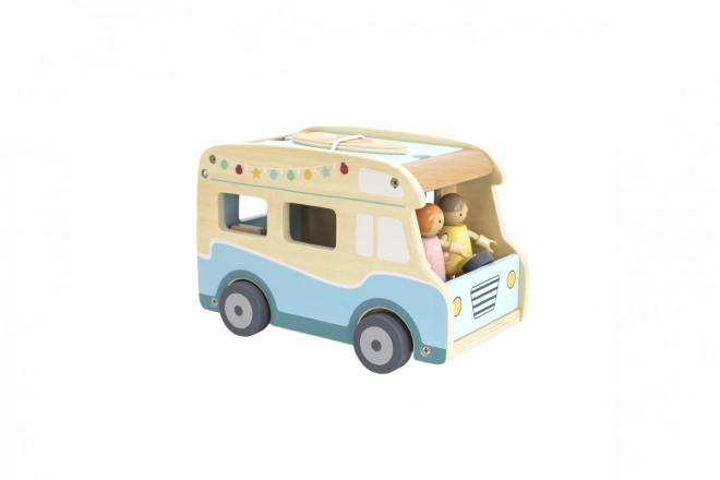 Wooden Camper Van with Accessories