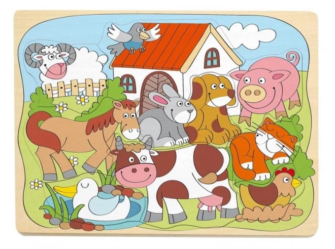 Farm Animals Shape Puzzle