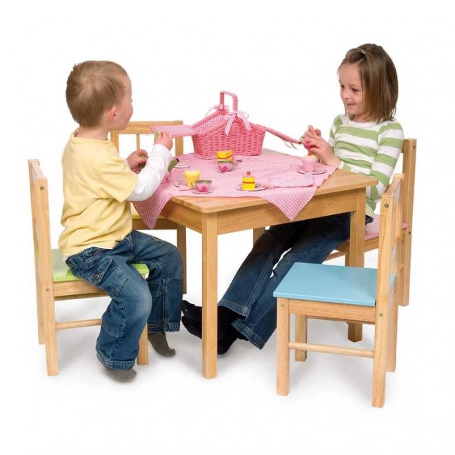 Children's Wooden Play Table