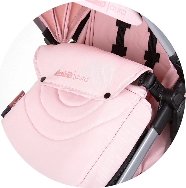 Chipolino Aura 2-in-1 Stroller Flamingo