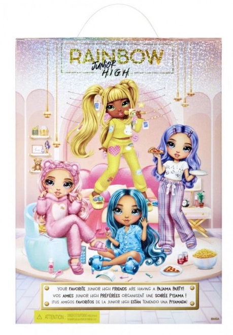 Rainbow High Junior Fashion Doll in Pajamas - Violet Willow