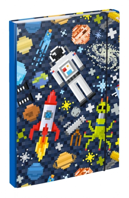 Baagl Notebook Folder A4 Space Game