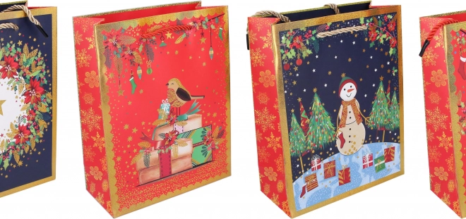 Gift Bag with Christmas Motif 23x18x8 cm