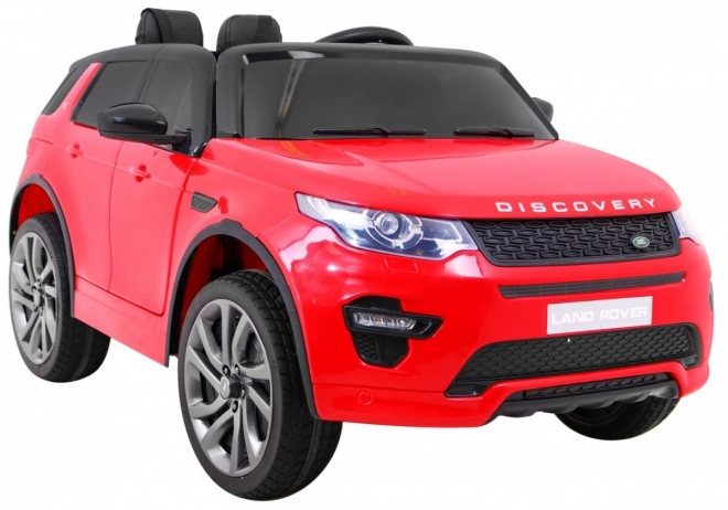 Children's Land Rover Discovery Red + Remote Control + 5 Harnesses + Seat Adjustment + EVA + MP3 LED