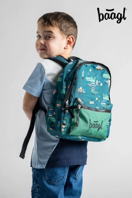 Baagl Preschool Backpack Crocodile