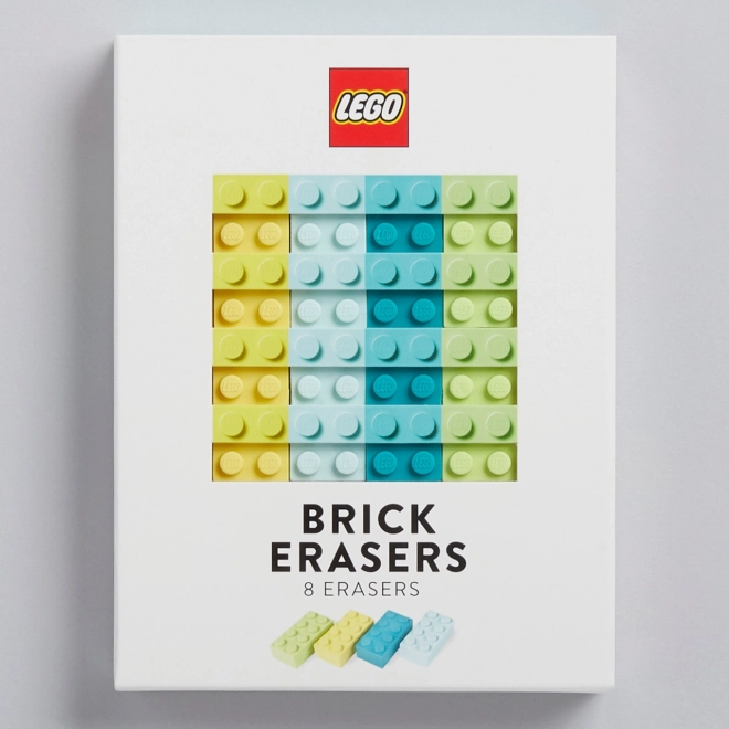 Lego School Erasers Set - 8 Pieces