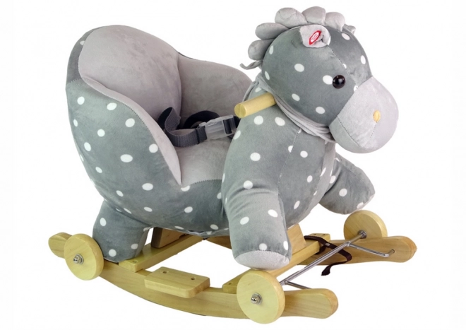 Rocking Horse 2-in-1 Ride-On Blue Dots