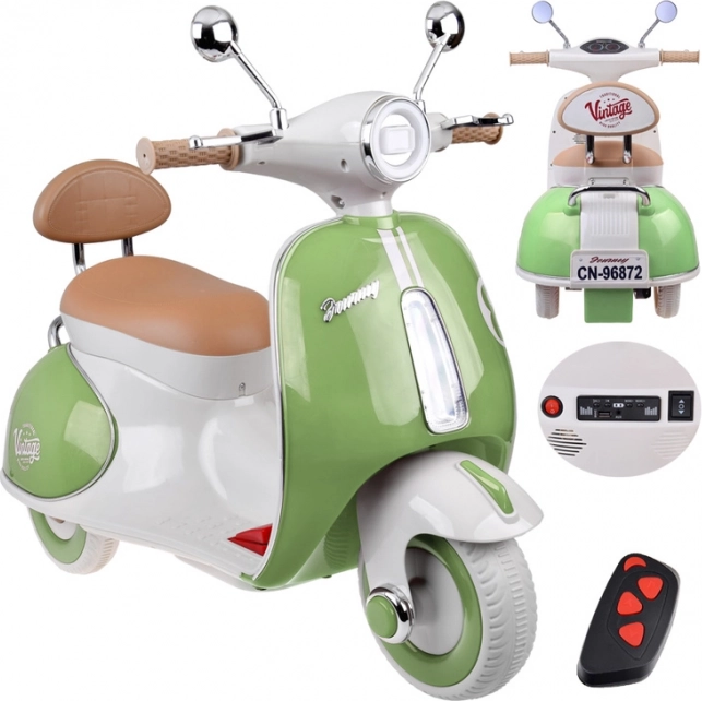Classic Children's Electric Scooter Orange – Green