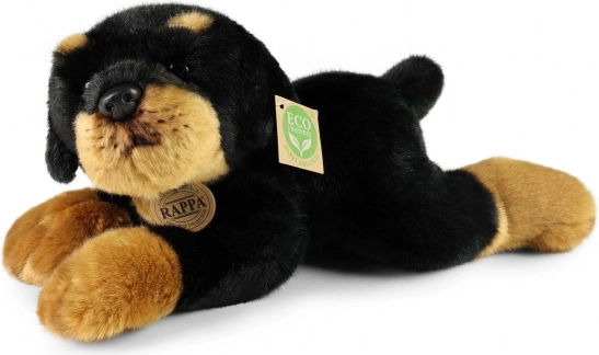 plush dog Rottweiler lying 30 cm eco-friendly