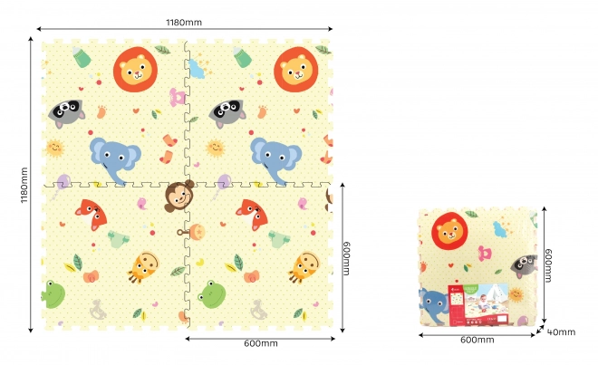 Soft Animal Play Tiles