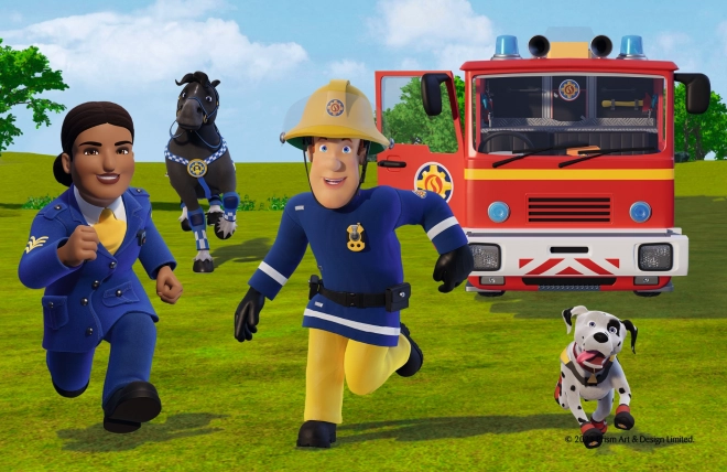 Trefl Mini Puzzle Fireman Sam Ready for Action