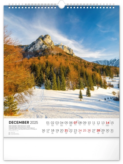 Notique Wall Calendar Stunning Slovakia 2025