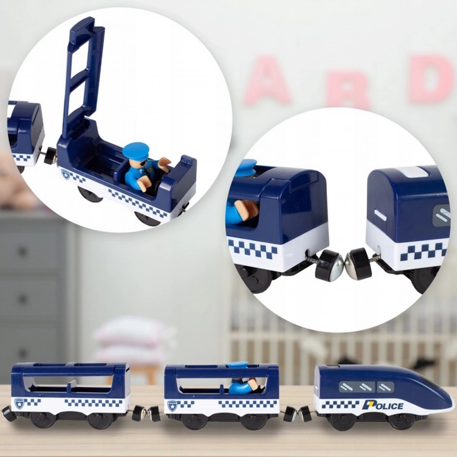 Set Treno Elettrico Con Auto Elicottero 92 Pezzi