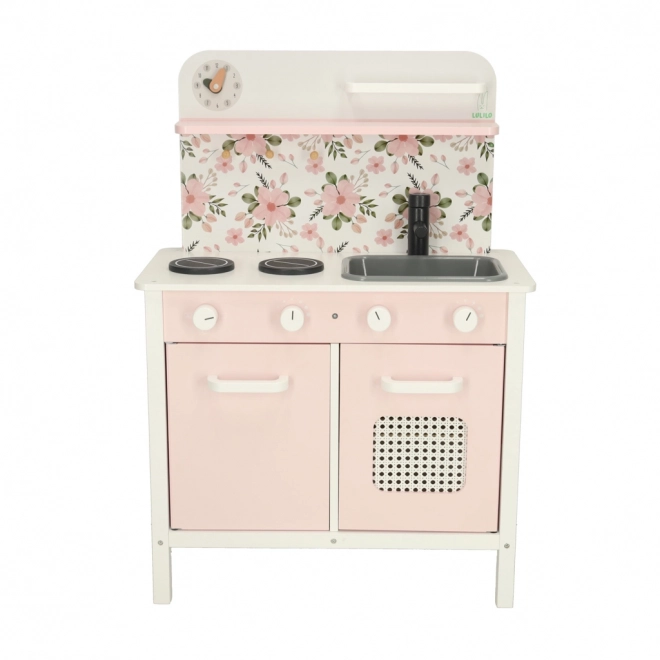 Wooden Play Kitchen Set by Lulilo