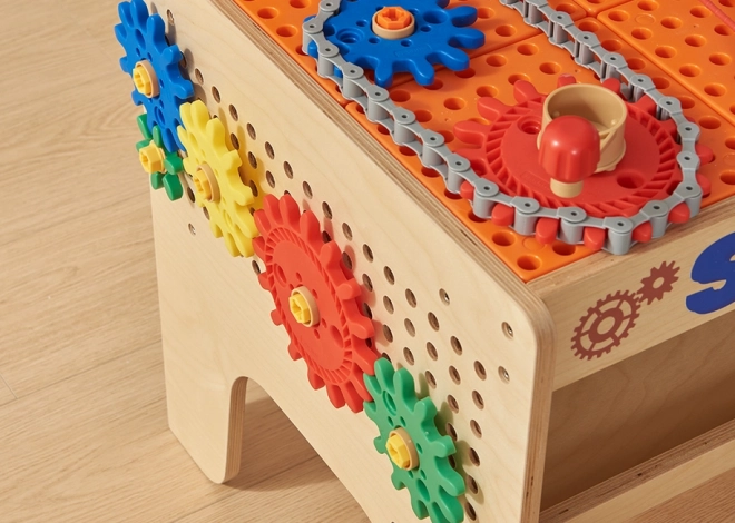 Wooden Workshop Table XXL Montessori STEM with Tools and Accessories Masterkidz