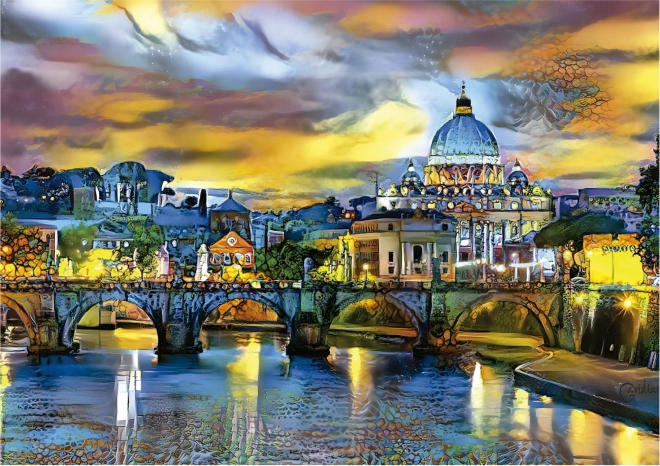 Educa puzzle St. Peter's Basilica and Angel Bridge 1500 pieces