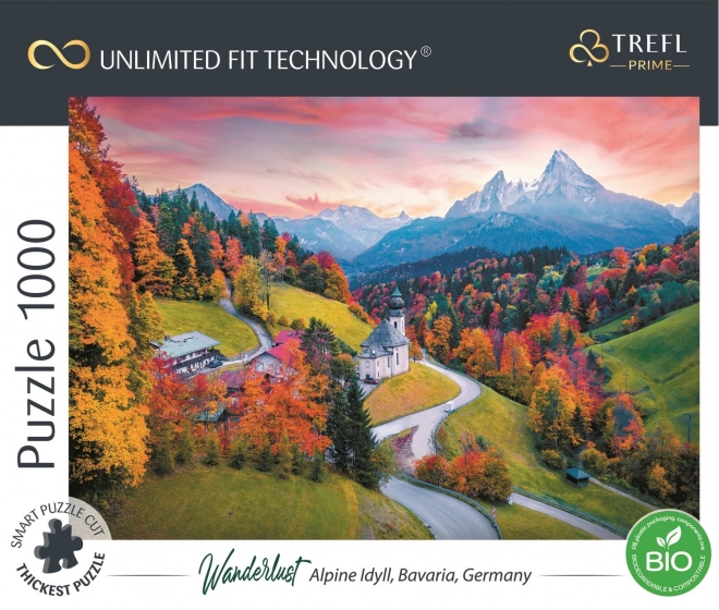 Trefl Puzzle Wanderlust: At the Foot of the Alps 1000 Pieces