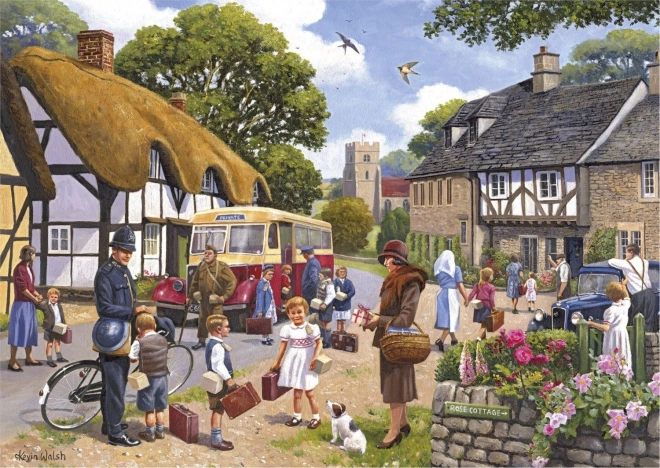 Gibsons Puzzle Evacuation 4x500 Pieces