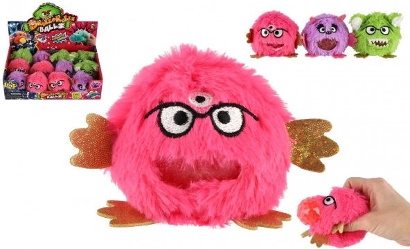 Mostriciattolo antistress in peluche 8 cm – giocattolo da schiacciare in box