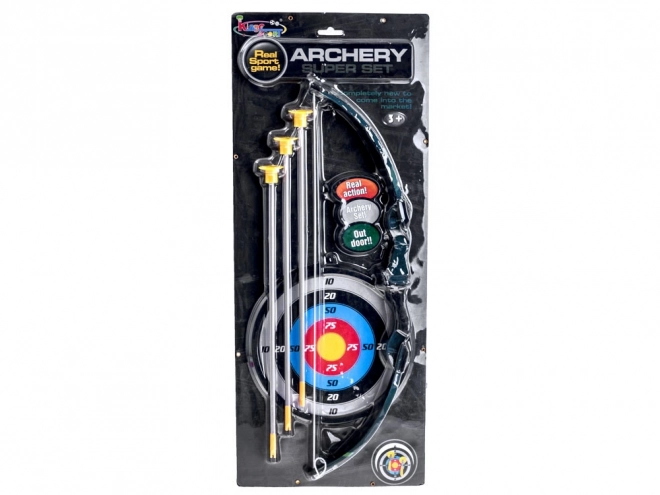 Archery Set with Bow, Target and Arrows