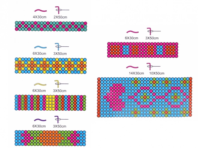 Weaving Loom Bead Bracelet Kit