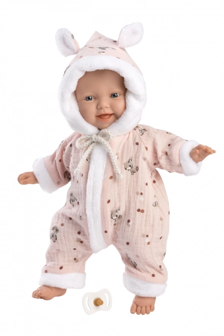 Realistic Baby Doll with Soft Cloth Body - 32 cm