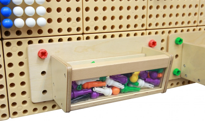 Contenitore per Accessori con Parete Trasparente - Lavagna Scientifico-Educativa Masterkidz STEM