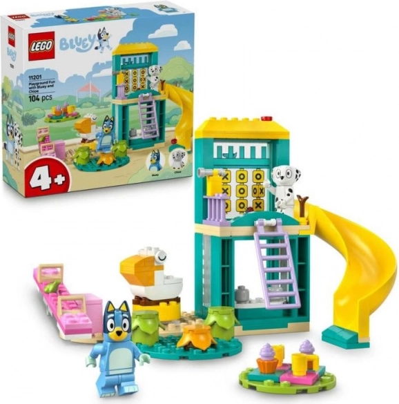 Jeu de construction LEGO BLUEY – Bluey et Lucky au terrain de jeu