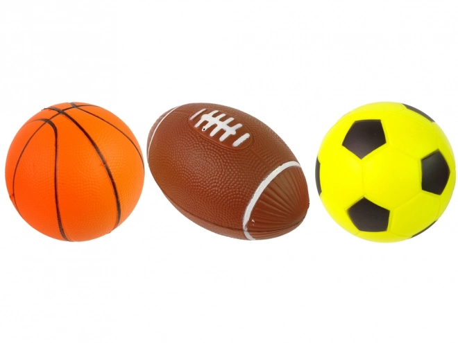 Soft Sports Ball Set 3-in-1 Soccer Basketball