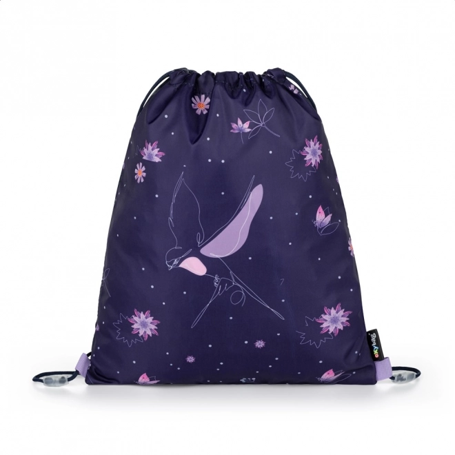 Oxy Go Flowers Drawstring Bag