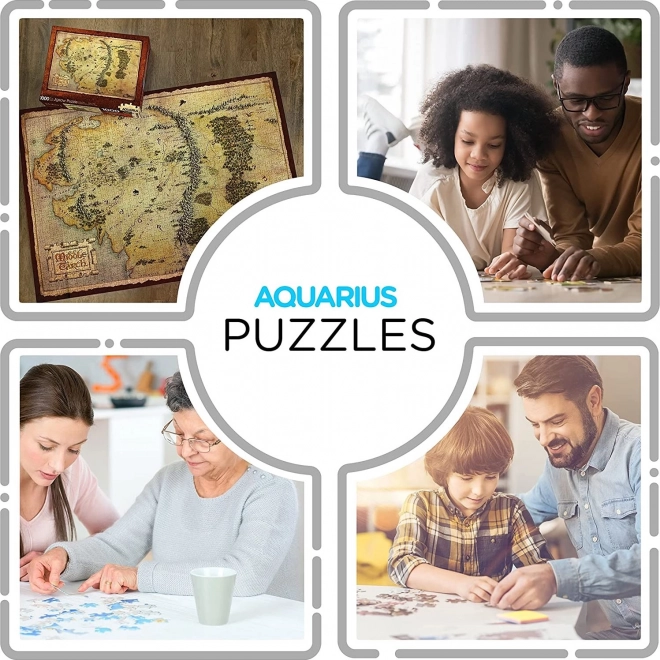 AQUARIUS Puzzle Hobbit: Middle-earth Map 1000 pieces