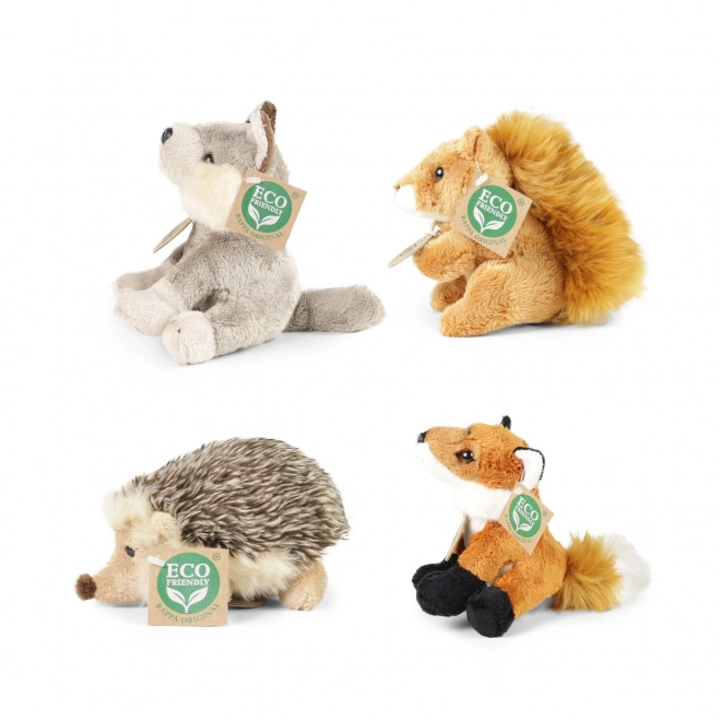 Eco-Friendly Sitting Woodland Plush Animals