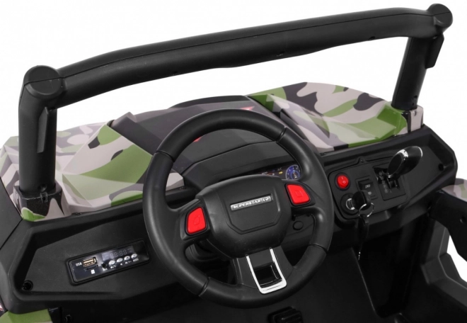Dětský kočárek SuperStar Moro + pohon 4x4 + dálkové ovládání + zavazadlový prostor + MP3 LED + zámek dveří