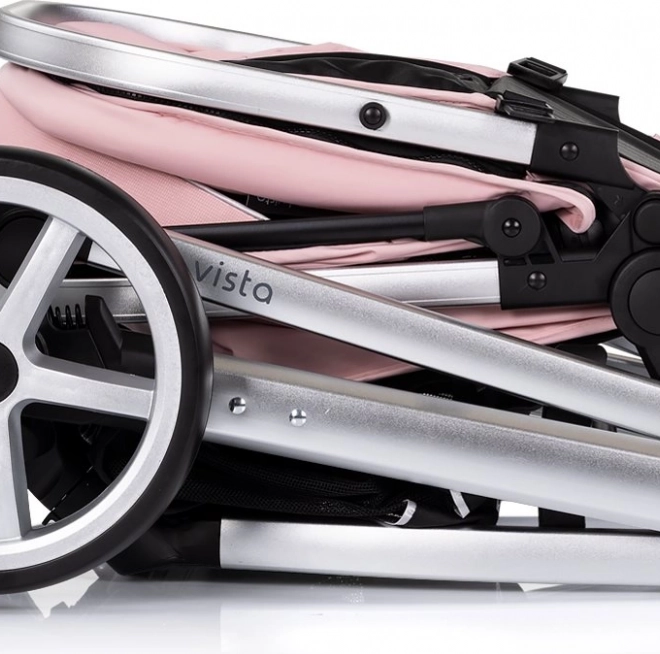 Chipolino Vista Stroller 2in1 Pink Marshmallow