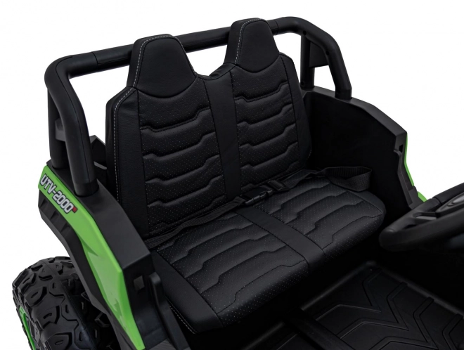 Children's Electric Car Buggy UTV 2000M Racing Green