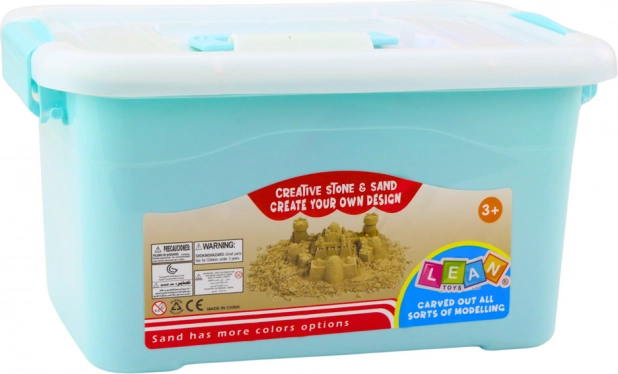 Zestaw magicznego piasku różowy 3kg z akcesoriami