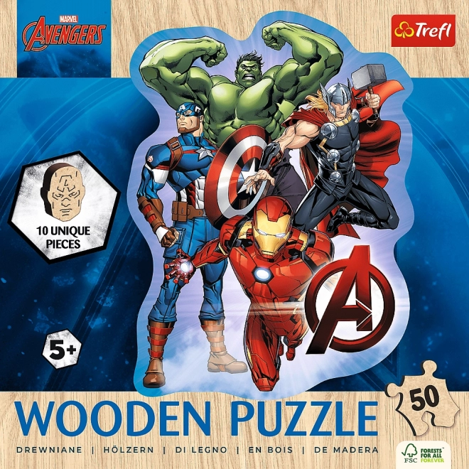 Wooden Puzzle Avengers Adventure