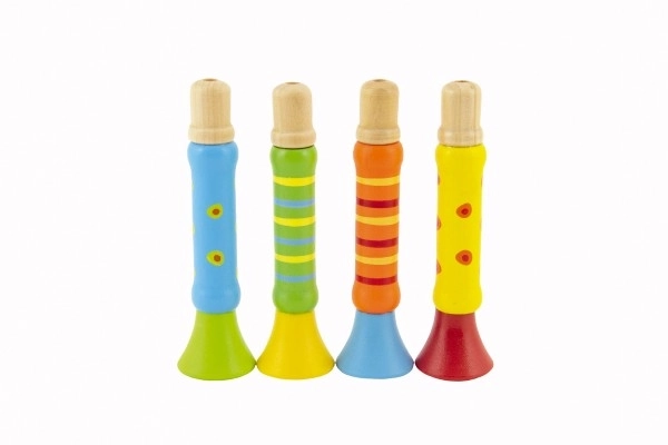 Colorful Wooden Whistle 12 cm