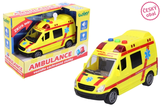 Rescue Ambulance Toy with Lights and Sounds