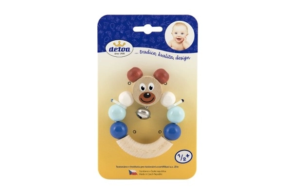 Rattle Toy Blue Bear