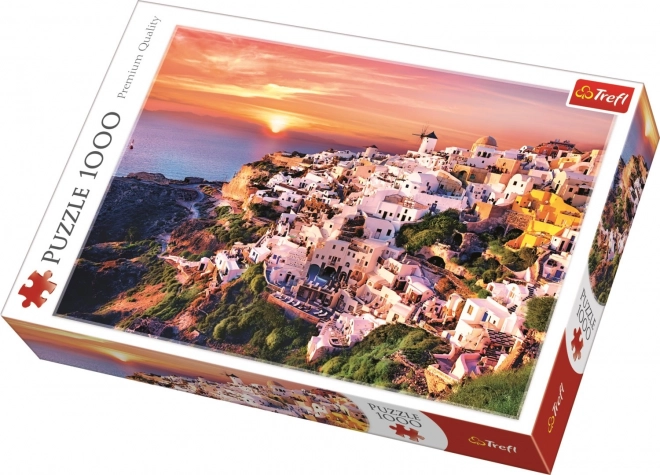 Sunset Over Santorini 1000 Piece Puzzle