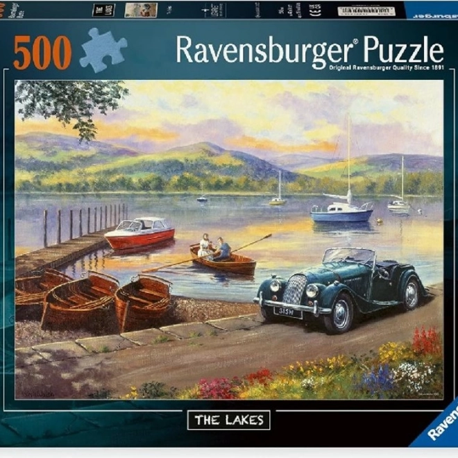 Puzzle Scoperta delle Bellezze dei Laghi 500 Pezzi