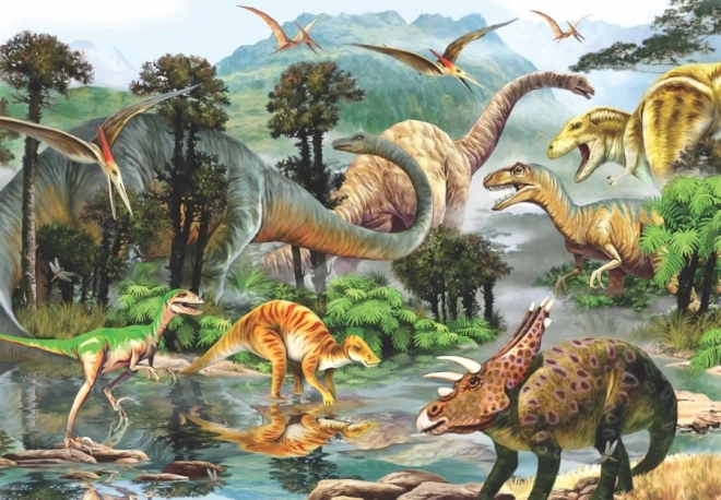 Prehistoric Dinosaurs World Puzzle