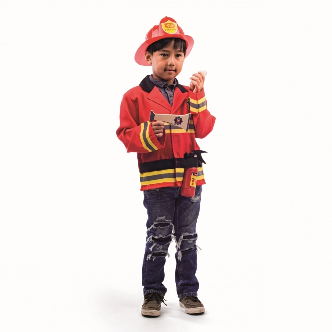 Children's Firefighter Costume by Bigjigs Toys