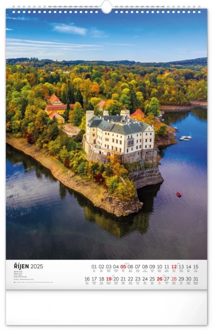 Wall Calendar Castles and Chateaux 2025