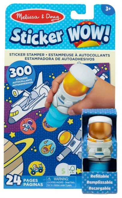 Stickers WOW! Astronaut Sticker Book