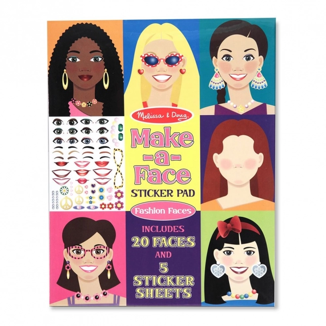 Sticker Set for Girls - Faces