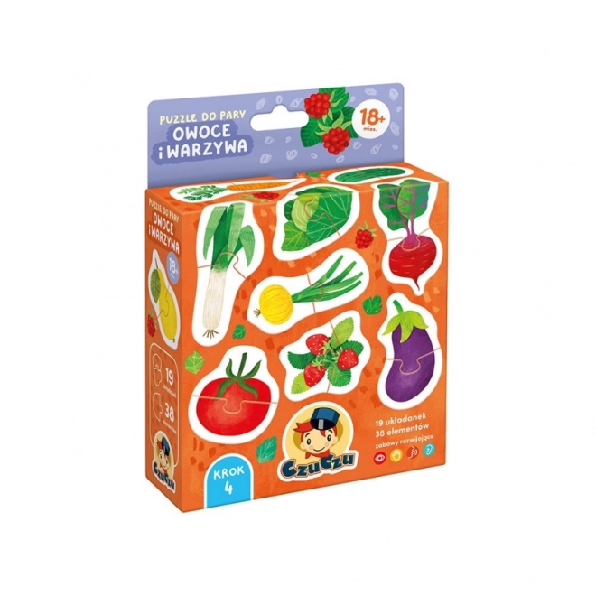 Matching Puzzle - Fruits and Vegetables