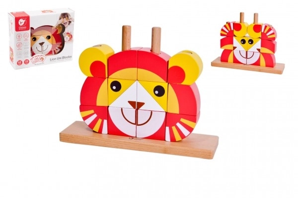 Wooden Lion Puzzle