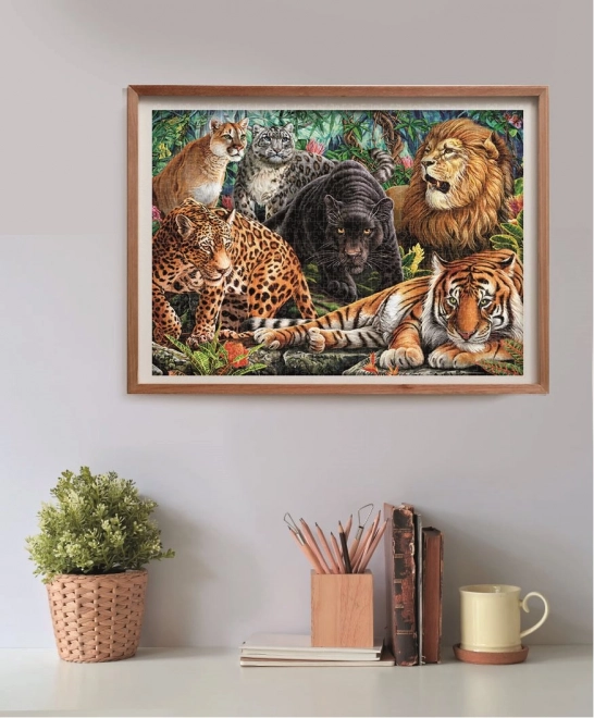 High Quality Wild Cats Puzzle 500 Pieces